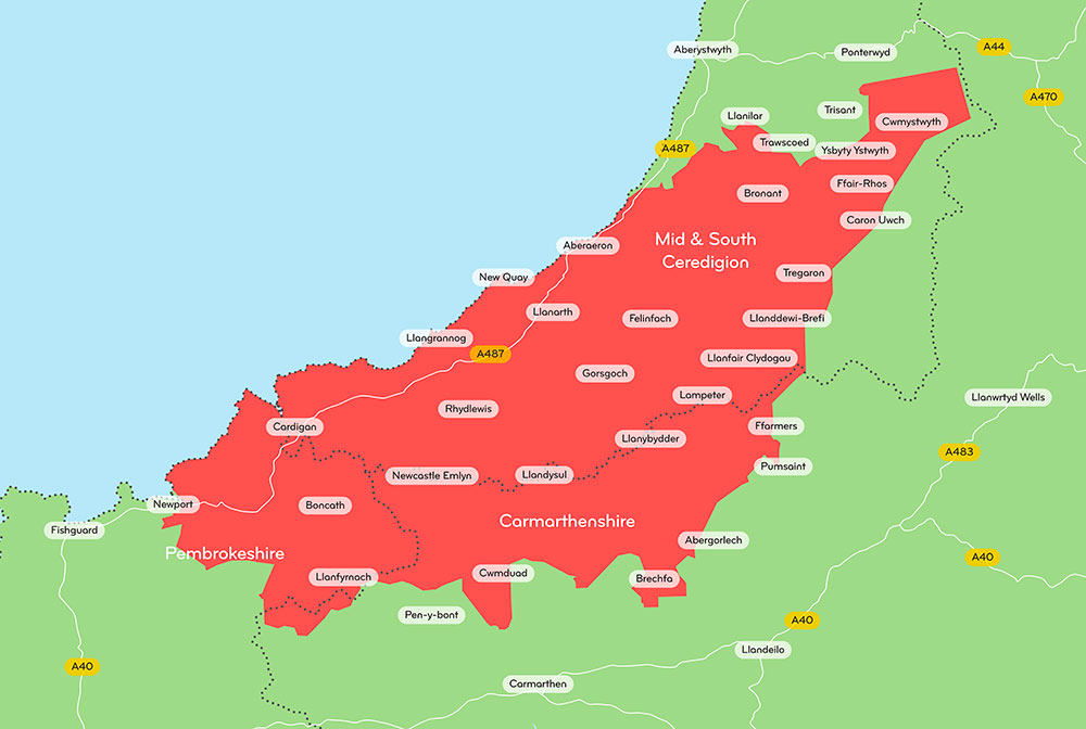 Mid and South Ceredigion Temporary Use Ban (TUB) Consultation